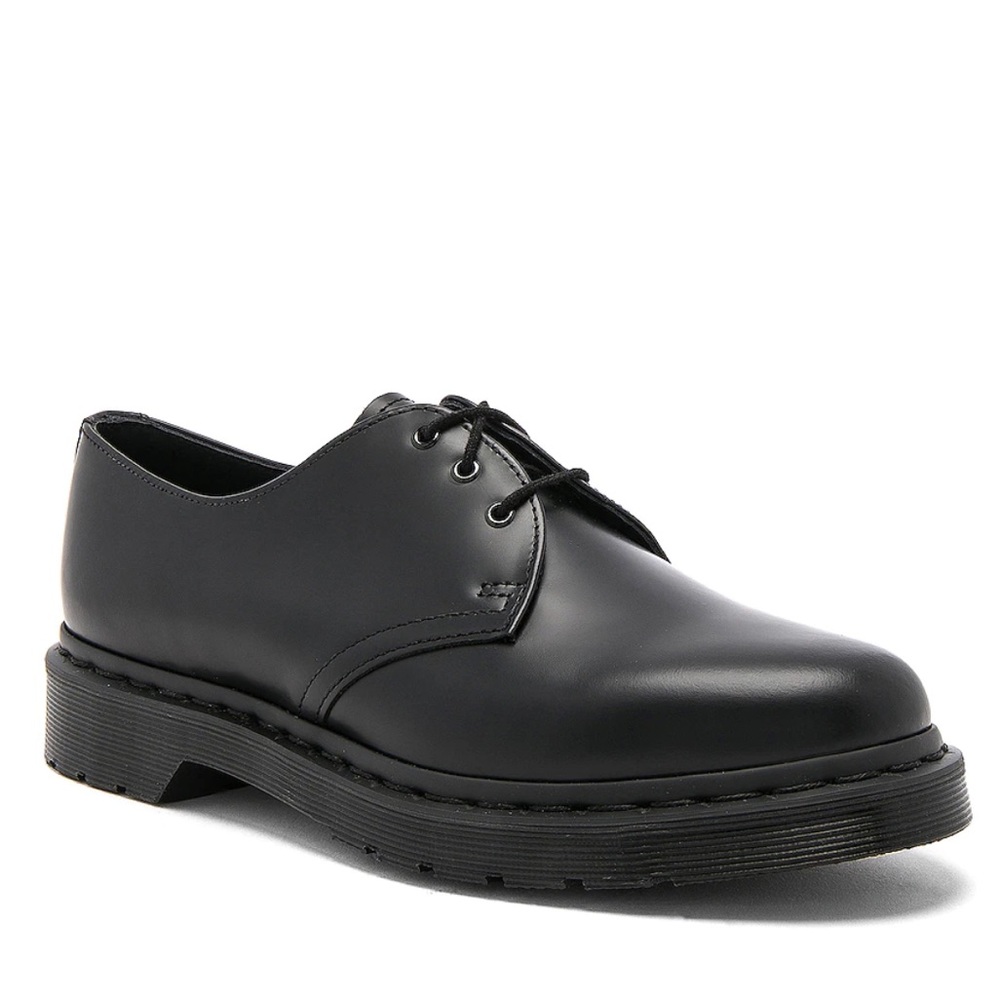 Dr. Martens 1461 3 Eye Gibson in Black Mono